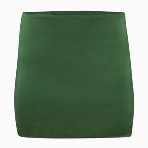 BNWT Aritzia Sunday Best Rocco Satin Skirt in Nori Green Size 0